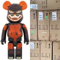 在飛比找蝦皮購物優惠-【現貨秒發】BE@RBRICK 熔岩哥吉拉 紅蓮 透版 10