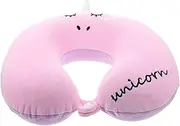 SWOOMEY Travel Neck Pillow for Car Office Unicorn Shaped Memory Cushion Lightweight Portable Neck Support for for Travel Napping