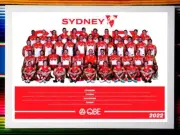 Framed 2022 SYDNEY SWANS AFL Poster - 45cm x 32cm x 3cm
