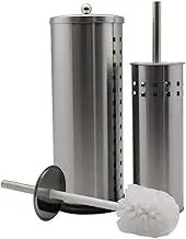 Box Sweden Stainless Steel Toilet Brush and Roll Holder Set