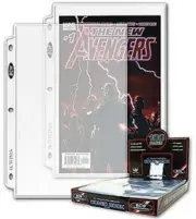 Lot of 500 BCW Pro 1 Pocket Acid Free Comic Book Album Pages binder sheets