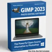 NEW PRO Photo Graphic Design Image Editing Software-GIMP w/ Photo shop Guide CD