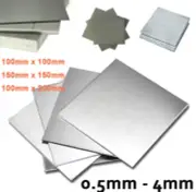 Titanium TA2 Grade 2 Metal Plate Sheet Board Tool Thickness 0.5mm - 4mm Durable