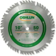 Oshlun SBW-100050 10-Inch 50 Tooth 4 and 1 Combination Saw Blade with 5/8-Inc...