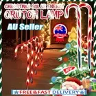 Solar Candy Cane Pathway-Markers Lights Outdoor Christmas Decorations Lights CF