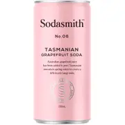 Sodasmith Tasmanian Grapefruit Soda Can 200mL