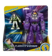 Disney Imaginext Buzz Lightyear & Battle Blast Zurg Figure Set Pixar Toy Story