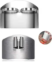 Stainless Steel Adjustable Finger Protector 2 Packs, Single Finger + Double Finger Finger Protector