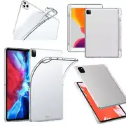 For iPad Pro 11 12.9 inch 2020 Case Transparent Clear TPU Cover with Pencil Slot