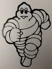 Michelin Man 6" x 4" Car Vespa Lambretta Scooter bike Camper Van Decal