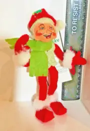 New Annalee Poseable Mobilitee 5" Alpine Elf Blonde Hair