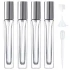 Perfume Refillable Bottle 4pack Atomizer Cologne Container Empty Travel Clear