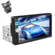 1Din Car MP5 Player Touch Screen Radio Bluetooth FM Mirror Link W/8LED Camera (for: Fiat)