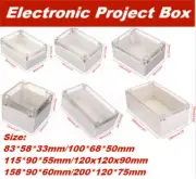 Waterproof Clear Cover Electronic Project Enclosure Plastic Case Junction Box