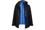 Regatta Mens X-Pro Evader III Padded Jacket (Black/Oxford Blue) - UTPC4287
