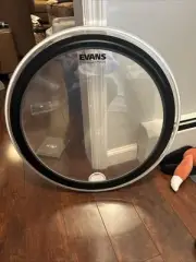 EVANS Drumhead EMAD2 Clear 22 Inch Bass Batter 2 Ply New With Box