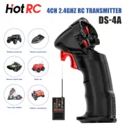 HotRC DS-4A Transmitter 2.4GHZ 4CH F-04A Receiver For RC Car Boat Airplane