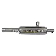 Royal Enfield New Classic Reborn 350 "Indori Exhaust Muffler Silencer, Chrome" (for: Royal Enfield)