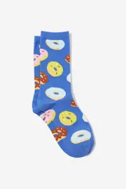 [Typo] Typo - Socks - Donuts multi blue SOLID DONUTS MULTI BLUE