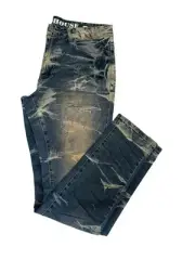 Men Slim Fit Jeans Grindhouse Denim Size 32 X 32