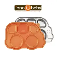 在飛比找momo購物網優惠-【Innobaby】不銹鋼兒童餐具 巴士餐盤 Din Din