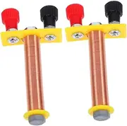 Physics Teaching Tool 2pcs Solenoid Electromagnets Physics Experiment Kit T-Shaped Coil for Adults and Students