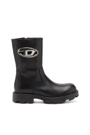 [Diesel] Diesel - D-Hammer-Biker boots in shiny leather - Boots - Woman - ToBeDefined 38 ToBeDefined