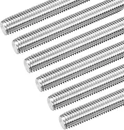 uxcell Fully Threaded Rod M14 x 200mm 2mm Thread Pitch 304 Stainless Steel Right Hand Threaded Rods Bar Studs 6 Pack