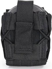 Open-Top Hinged Handcuff Holster Pouch,Handcuff Case Fit Asp/Law Enforcement Chain Cuff Holder/Folding Rigid Handcuff,Compatible MOLLE/Various Work Belts