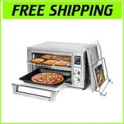 Stainless Steel 12-in-1 Air Fryer Toaster Oven - Family Size Cooking Solution