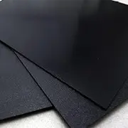 AcbbMNS 2pcs Thermoform Sheet Black Knife Gun Sheath Holster Thermoplastic Plate for Holster Making & Hobby