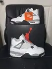 Air Jordan 4 White Cement 2025 | IB4171-100 Size 7Y GS *IN HAND*