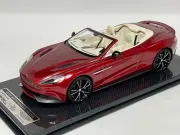 1/18 Tecnomodel Aston Martin Vanquish Volante Red Black Silver Wheels #25/25