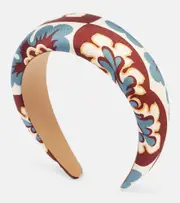 [La DoubleJ] La DoubleJ Medici twill headband One Size multicoloured