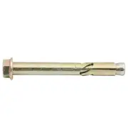 10x Ramset DynaBolt Plus HEX NUT MASONRY ANCHOR,GOLD*AUS Brand-8mmx 65mm Or 90mm
