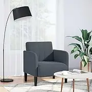 Sofa Chair, Armrests, 54 cm Velvet, Reading Room Furniture, Comfy Chair, Living Room Chairs