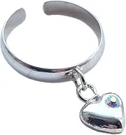 [Generisch] Toe Ring Heart 925 Sterling Silver, Sterling Silver