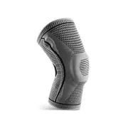 1 Pair Knee Brace Knee Compression Sleeve Professional Sports Support Grey