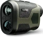 Takenjoy Hunting Rangefinder, 1200Y Laser Range Finder for Hunting, High Transmittance HD LCD Display with 7X Magnification, Waterproof, Speed Mode, Rechargeable, Lightweight for Archery with Case