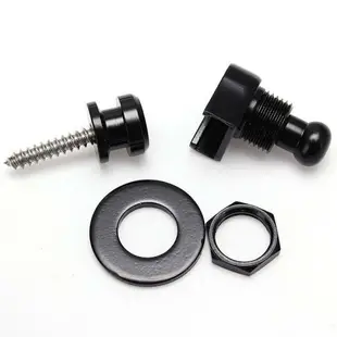 TM Parts PT-1/ PT-2 電吉他 電貝士 Bass 安全背帶釘 安全背帶扣 黑銀金三色【唐尼樂器】