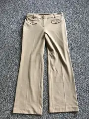 Ann Taylor Loft $69 women’s Ann stretch bootleg dress pants Size 10, below waist
