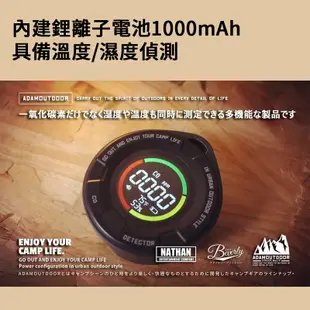 ADAMOUTDOOR 一氧化碳偵測警報器 防瓦斯中毒警報器 天然氣煤氣偵測器 警報器 露營小物 煤油暖爐必備 暖爐