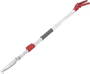 Aluminum Alloy Aquarium Tongs, Telescopic Double Sided Saw Tooth Clamp for Snake Eel Loach, Tweezers with Safety Lock, Suitable for Clamping Crayfish Crab Garbage