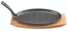 Pyrolux Pyrocast Cast Iron Oval Sizzle Plate With Tray RRP $65.95