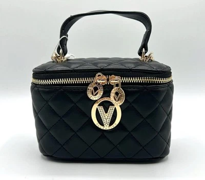 Brand New Valentino Orlandi Top Handle Vanity Box Bag with Chain Strap