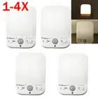 Night Light Plug PIR Motion Sensor LED Lamp Bedside Light For Home Hallway Lamp