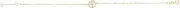 [JewelryWeb] 14k Yellow Gold Polished Bracelet With Spring-Ring Clasp 18 Centimeters Link-Bracelet for Women