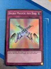 Yu-Gi-Oh! Double Magical Arm Bind DRL2-EN015 Super Rare 1st Edition Near Mint