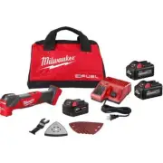 Milwaukee Oscillating Tools 3.89 Cordless Brushless Open Back+Close Blades