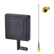 5.8GHz 8dBi SMA WiFi Antenna Panel Screw-On Swivel Antenna with IPX U.FL Cable